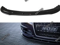 Prelungire splitter bara fata Audi A6 C6 sS-Line Sedan Facelift 2009-2011 v4 - Maxton Design