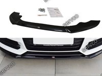 Prelungire splitter bara fata Audi A6 C7 4G S-Line Facelift 2014- 2018 v1 - Maxton Design