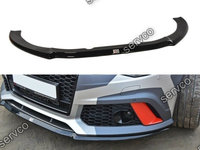Prelungire splitter bara fata Audi A6 RS6 C7 2012- 2018 v7 - Maxton Design