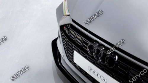 Prelungire splitter bara fata Audi A6 RS6 C8 2019- v4 - Maxton Design