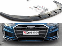Prelungire splitter bara fata Audi A6 S-Line S6 C8 2019- v2 - Maxton Design