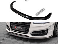 Prelungire splitter bara fata Audi A8 S8 D4 2013-2017 v3 - Maxton Design