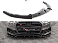 Prelungire splitter bara fata Audi S3 Sportback 8V Facelift 2016-2019 v15 - Maxton Design