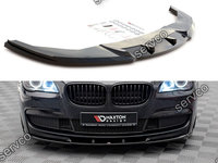 Prelungire splitter bara fata Bmw Seria 7 F01 M-Pack 2008-2013 v2 - Maxton Design