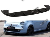 Prelungire splitter bara fata Fiat 500 2007-2014 v1 - Maxton Design