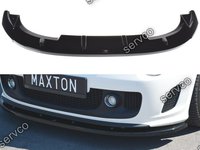 Prelungire splitter bara fata Fiat 500 Abarth Mk1 2008-2012 v4 - Maxton Design