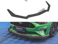 Prelungire splitter bara fata Ford Mustang GT MK6 Facelift 2017- v7 - Maxton Design