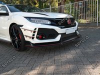 Prelungire splitter bara fata Honda Civic X Type R 2017- v1 - Maxton Design