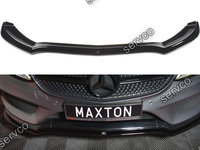 Prelungire splitter bara fata Mercedes C Class W205 Coupe Amg-Line 2015-2018 v4 - Maxton Design