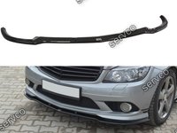 Prelungire splitter bara fata Mercedes C Class W204 Amg-Line 2007-2010 v2 - Maxton Design