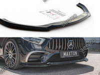 Prelungire splitter bara fata Mercedes CLS C257 AMG-Line 2018- v1 - Maxton Design