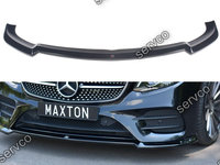 Prelungire splitter bara fata Mercedes E Class W213 Coupe Amg-Line 2017- v2 - Maxton Design