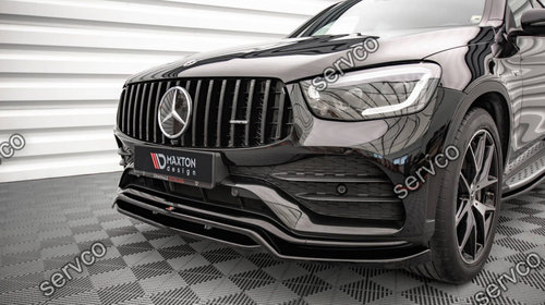 Prelungire splitter bara fata Mercedes GLC C253 Facelift Coupe AMG-Line 2019- v1 - Maxton Design