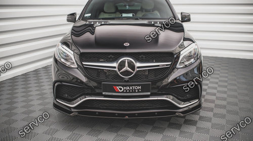 Prelungire splitter bara fata Mercedes GLE Coupe 63AMG C292 2015-2019 v1 - Maxton Design