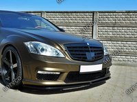 Prelungire splitter bara fata Mercedes S Class W221 AMG 2009-2013 v2 - Maxton Design