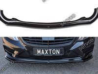 Prelungire splitter bara fata Mercedes S Class W222 Amg-Line 2013-2017 v1 - Maxton Design