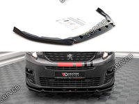 Prelungire splitter bara fata Peugeot Partner Mk3 2018- v1 - Maxton Design