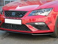 Prelungire splitter bara fata Seat Leon 5F Mk3 Cupra FR Facelift 2017-2020 v4 - Maxton Design