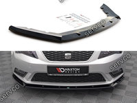 Prelungire splitter bara fata Seat Leon Mk3 2012-2016 v10 - Maxton Design