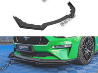 Prelungire splitter bara fata si flapsuri Ford Mustang GT MK6 Facelift 2017- v9 - Maxton Design