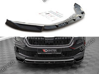 Prelungire splitter bara fata Skoda Kodiaq Mk1 Facelift 2019- v2 - Maxton Design