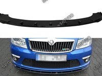 Prelungire splitter bara fata Skoda Octavia Mk2 RS Facelift 2008-2013 v6 - Maxton Design