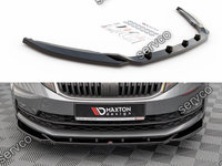 Prelungire splitter bara fata Skoda Octavia Mk3 Facelift 2016-2020 v19 - Maxton Design