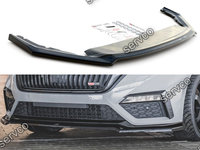 Prelungire splitter bara fata Skoda Octavia RS Mk4 2020- v13 - Maxton Design