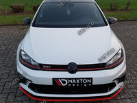 Prelungire splitter bara fata Volkswagen Golf 7 GTI Clubsport 2016-2017 v12 - Maxton Design