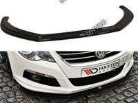 Prelungire splitter bara fata Volkswagen Passat CC R36 R line 2008-2012 v2 - Maxton Design