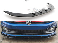 Prelungire splitter bara fata Volkswagen Polo GTI Mk6 2017- v15 - Maxton Design