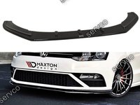 Prelungire splitter bara fata Volkswagen Polo Mk5 GTI Facelift 2015-2018 v1 - Maxton Design