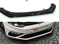 Prelungire splitter bara fata Volkswagen Polo Mk5 GTI Facelift 2015-2018 v2 - Maxton Design