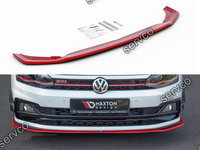 Prelungire splitter bara fata Volkswagen Polo Mk6 GTI 2017- v10 - Maxton Design