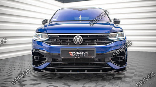 Prelungire splitter bara fata Volkswagen Tiguan R R-Line Mk2 Facelift 2020- v4 - Maxton Design