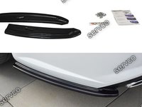 Prelungire splitter bara spate Audi A6 C7 4G Avant S-Line Facelift 2014- 2018 v1 - Maxton Design