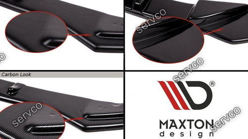 Prelungire splitter bara spate Peugeot Partner Mk3 2018- v1 - Maxton Design