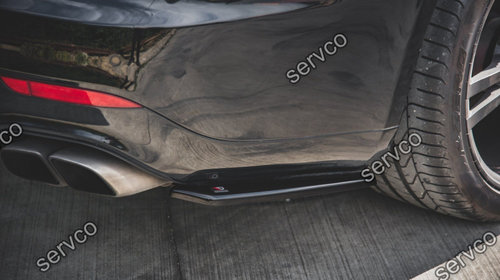 Prelungire splitter bara spate Porsche Panamera Turbo 970 Facelift 2013-2016 v1 - Maxton Design