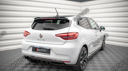 Prelungire splitter bara spate Renault Clio Mk5 2019- v1 - Maxton Design