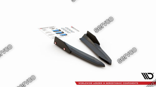 Prelungire splitter bara spate si flapsuri Skoda Octavia RS Mk4 2020- v8 - Maxton Design