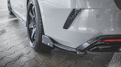 Prelungire splitter bara spate si flapsuri Skoda Octavia RS Mk4 2020- v8 - Maxton Design