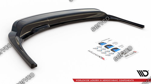 Prelungire splitter bara spate Skoda Fabia Combi Mk3 Facelift 2019-2021 v3 - Maxton Design