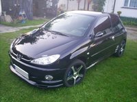 Prelungire spoiler adaos fusta bara fata peugeot 206 wide