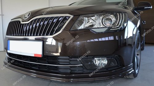 Prelungire spoiler bara fata Skoda Superb Fac