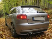 Prelungire spoiler bara spate Audi A3 8P S3 S 3 Sportback 2005 -