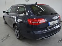 Prelungire spoiler difuzor bara spate Audi A6 C6 4F Facelift 2009 2011 S line S6 Rs6 Sedan ver1