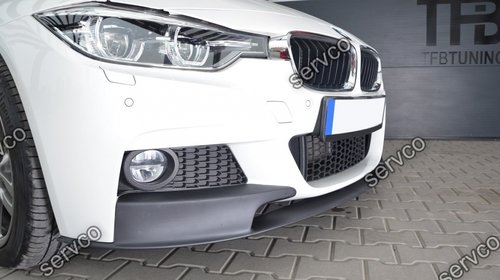 Prelungire spoiler lip bara fata BMW F30 F31 Aero Mpachet 2012-2016 v6