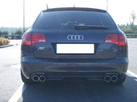 Prelungire spoiler tuning sport bara spate Audi A6 C6 4F ABT Avant S line RS6 S6 v1