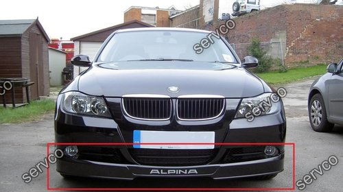 Prelungire spoiler tuning sport lip bara fata BMW E90 E91 B5 Alpina 2005-2009 v1