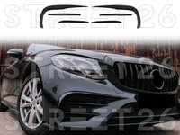 Prelungiri Bara Fata Compatibil Cu Mercedes E-Class W213 S213 C238 A238 Sport Line E53 (16-20) Negru Lucios